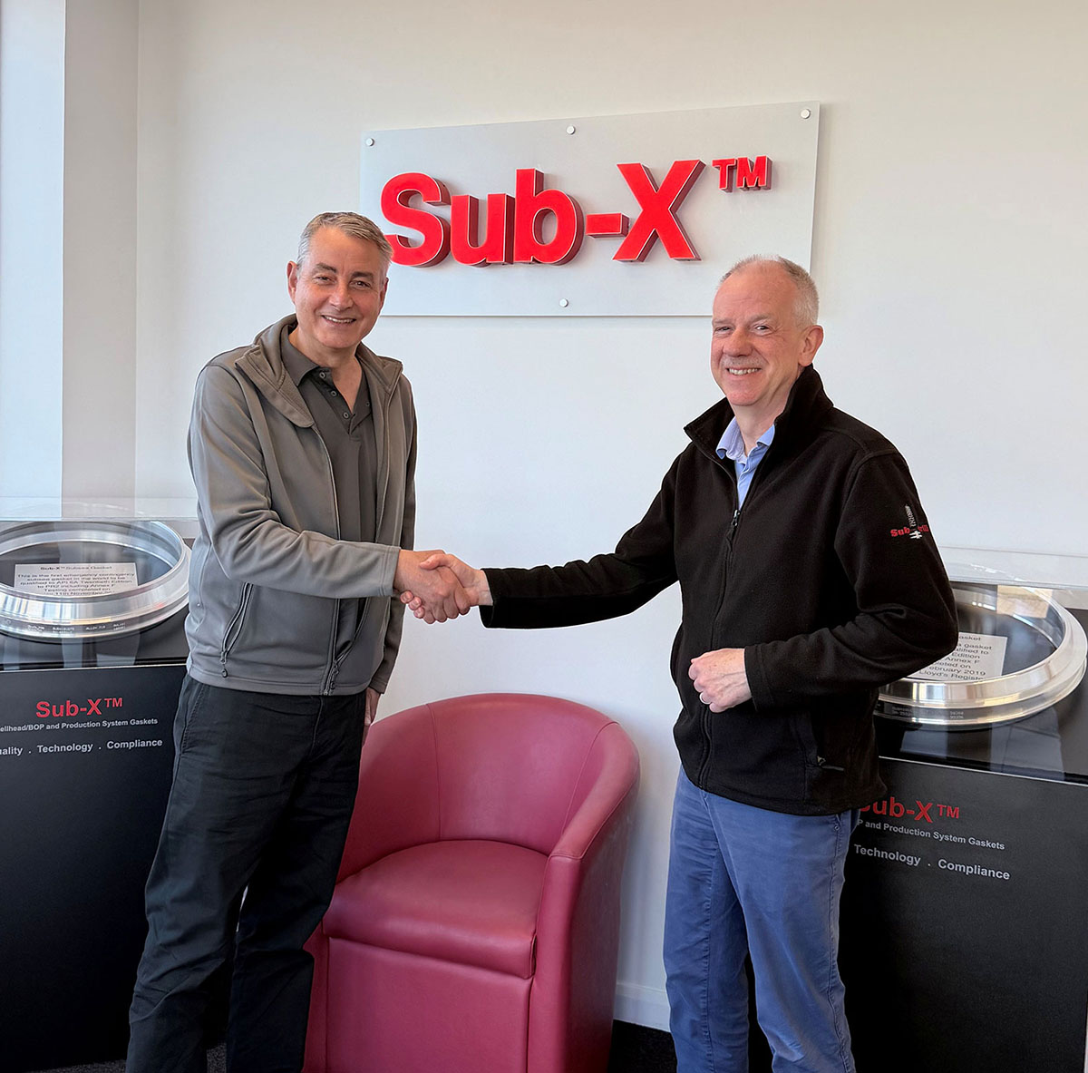 Christian with Jim at Sub-drill