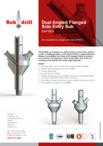 Dual Angled Flanged Side Entry Sub