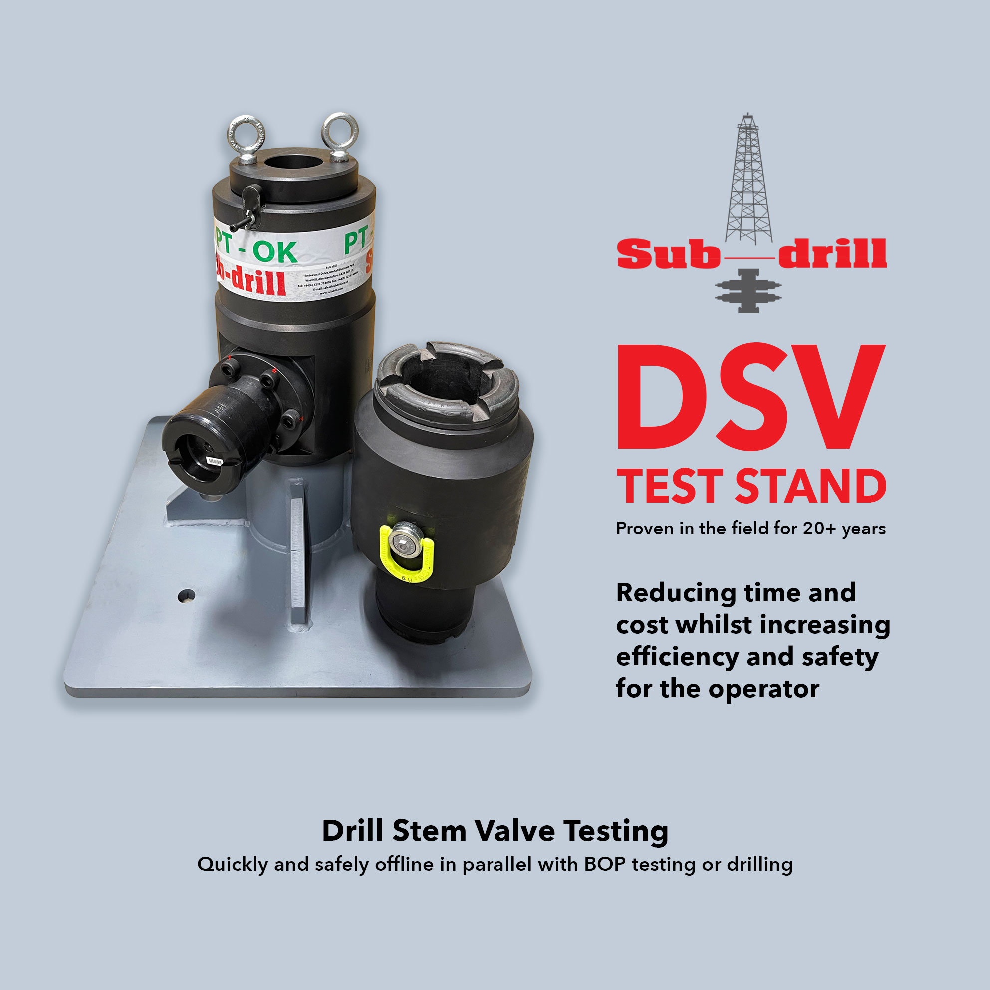 DSV Drill Stem Valve Tset Stand