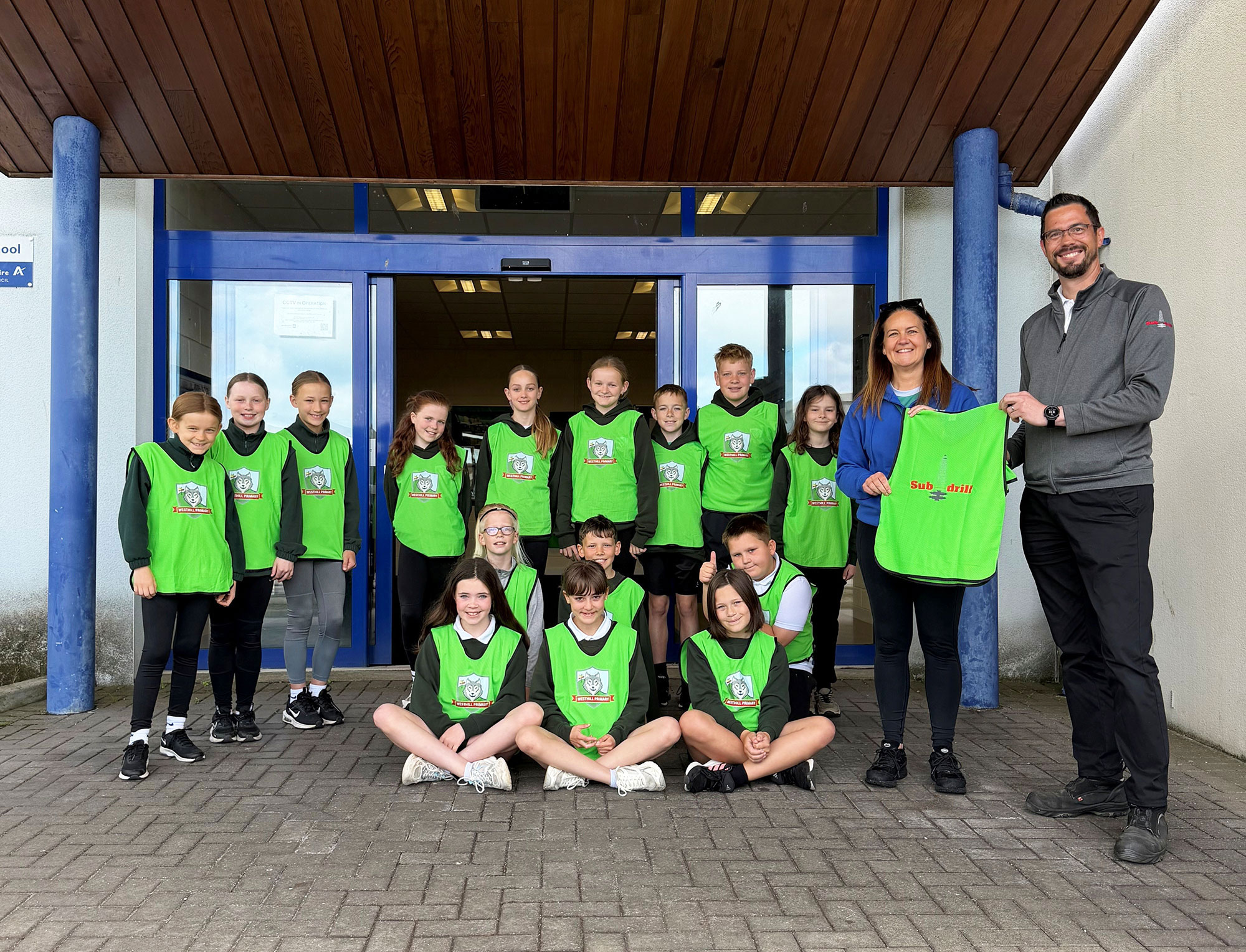 Mark Paton, Sub-drill at Westhill Primary School