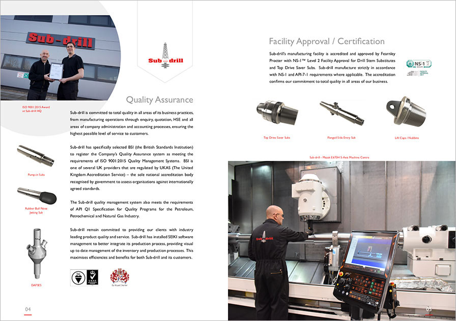 new sub-drill brochure